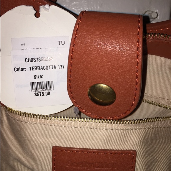 Brand new! SEE BY CHLOE Leather Bag w/ tag+ID card - Picture 3 of 8